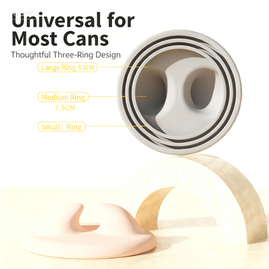 2 in 1  Pet Food Can Sealer & Scraper Set