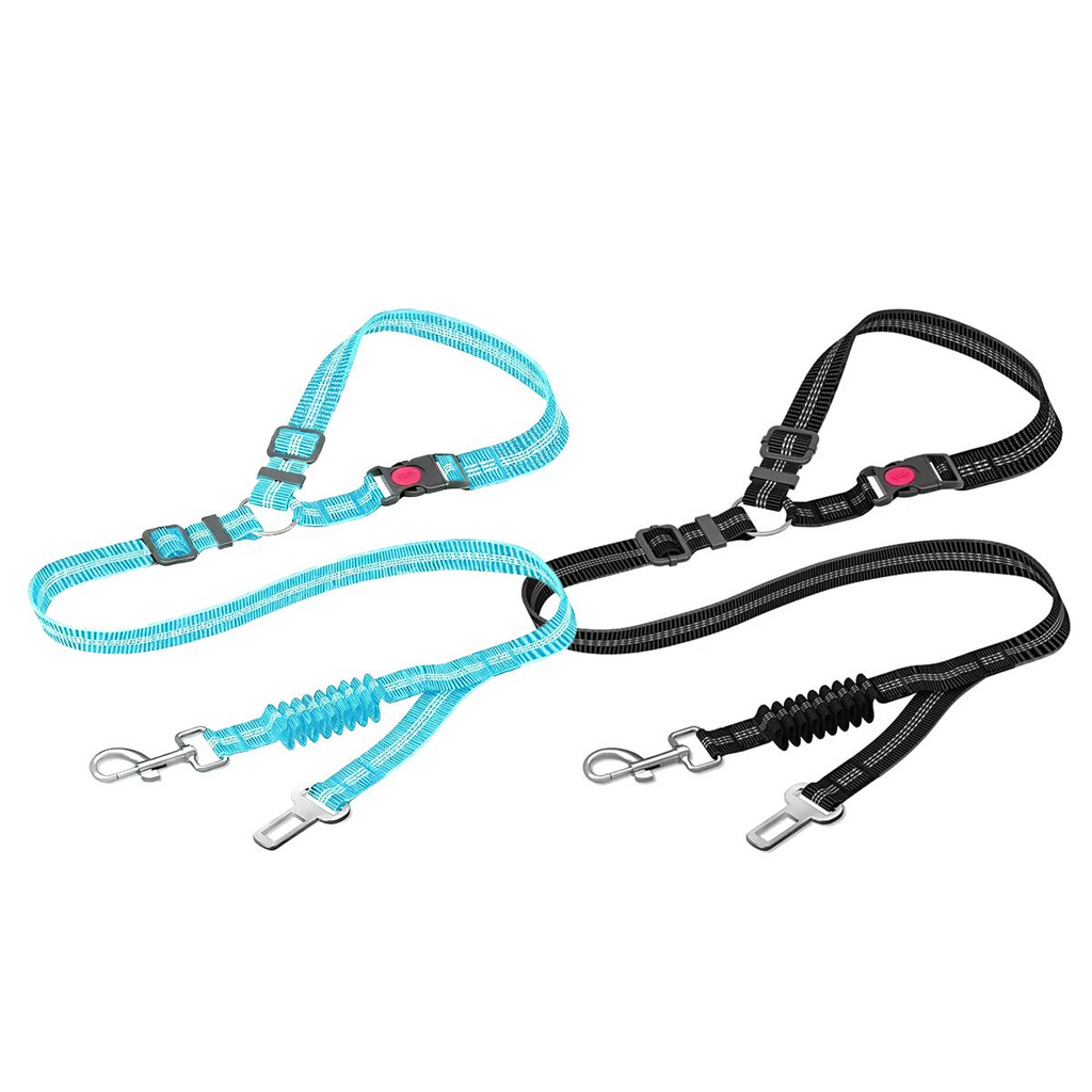 2-in-1 Dog Leash & Car Seat Belt Safty Tether