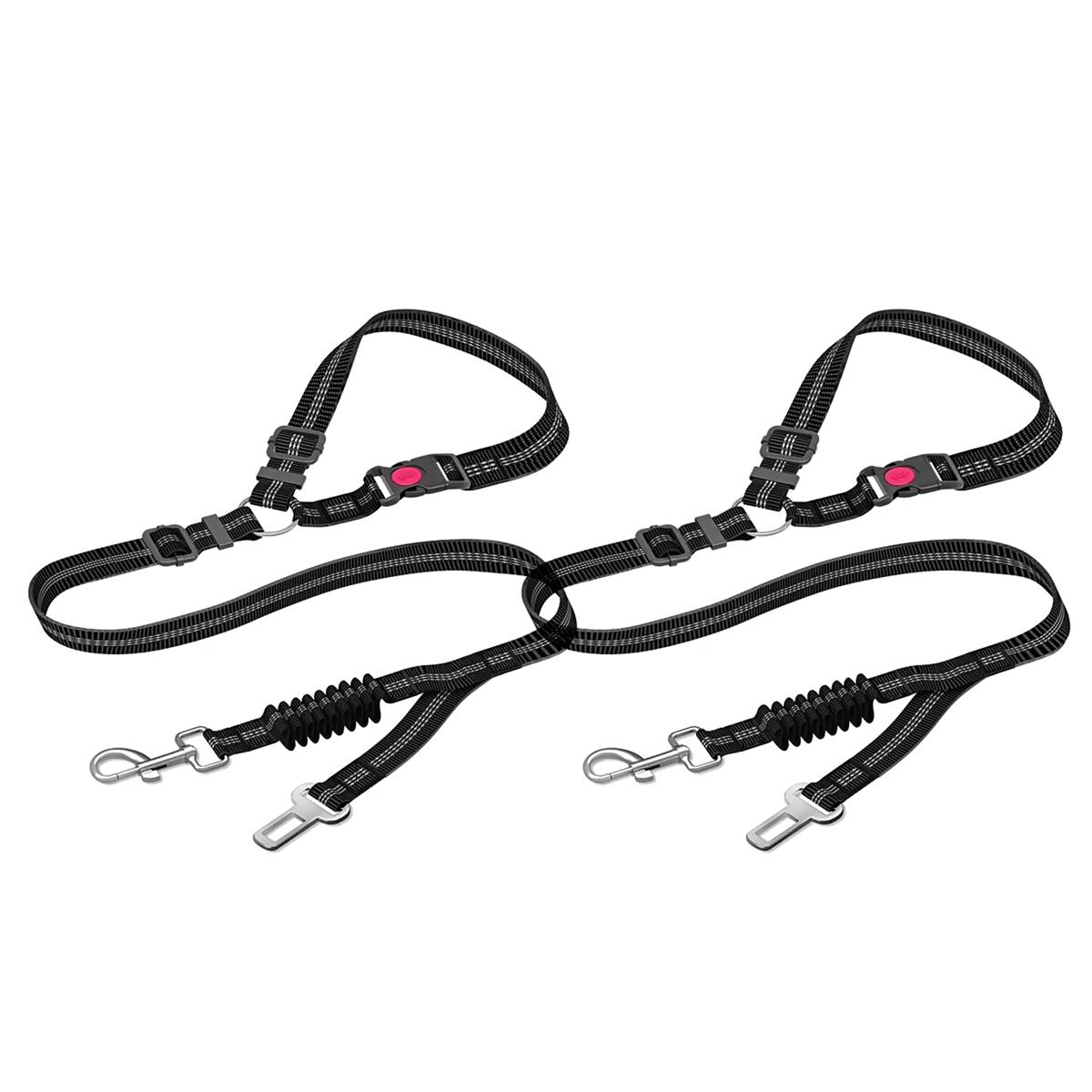 2-in-1 Dog Leash & Car Seat Belt Safty Tether