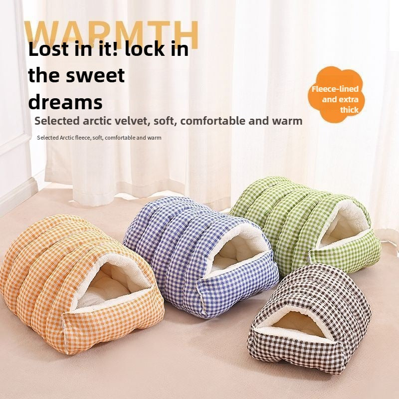 Pet Tunnel Bed | Ultimate Cozy Hideout for Small Pets