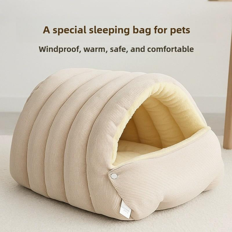 New Sleeping Bag Cave Pet Bed