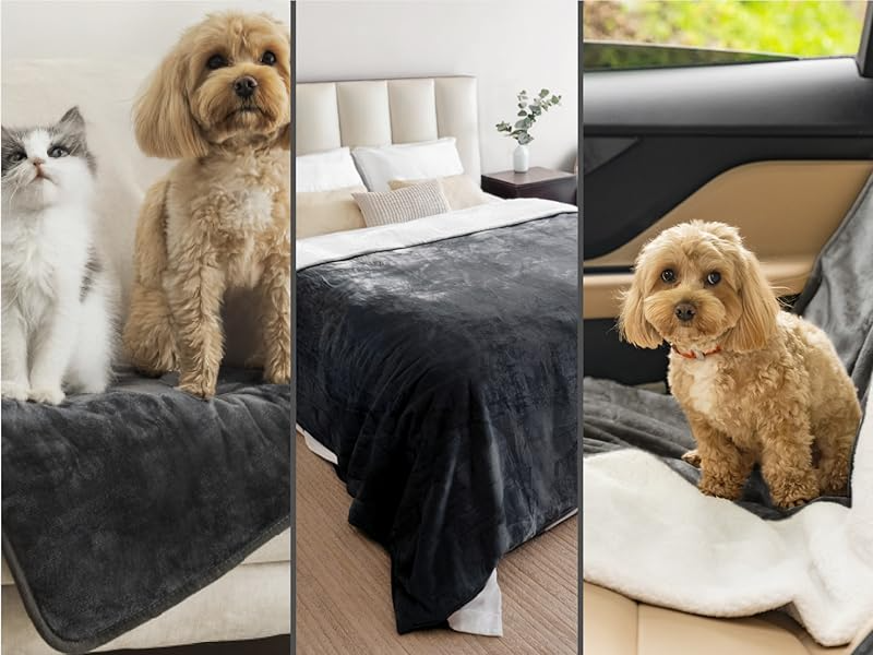 Waterproof Pet Blanket |3-Layer Warmth & Spill-Proof Protection
