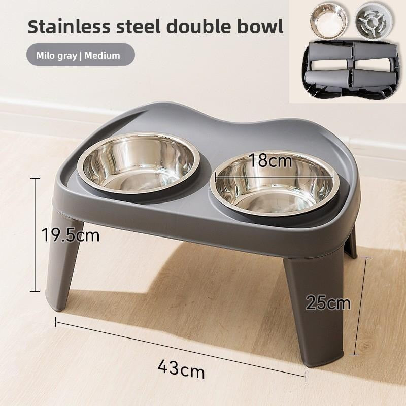 Adjustable Dog Bowls Slow Feeder 2 in 1