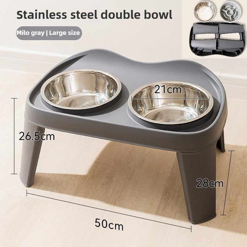 Adjustable Dog Bowls Slow Feeder 2 in 1