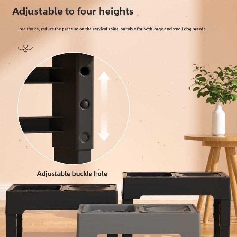 Adjustable Dog Bowls Slow Feeder 2 in 1